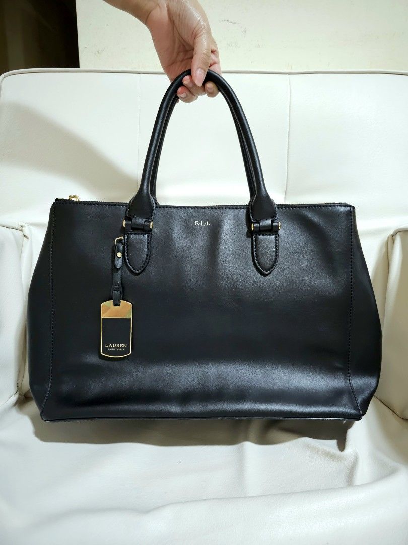 Ralph lauren saffiano leather new arrivals satchel