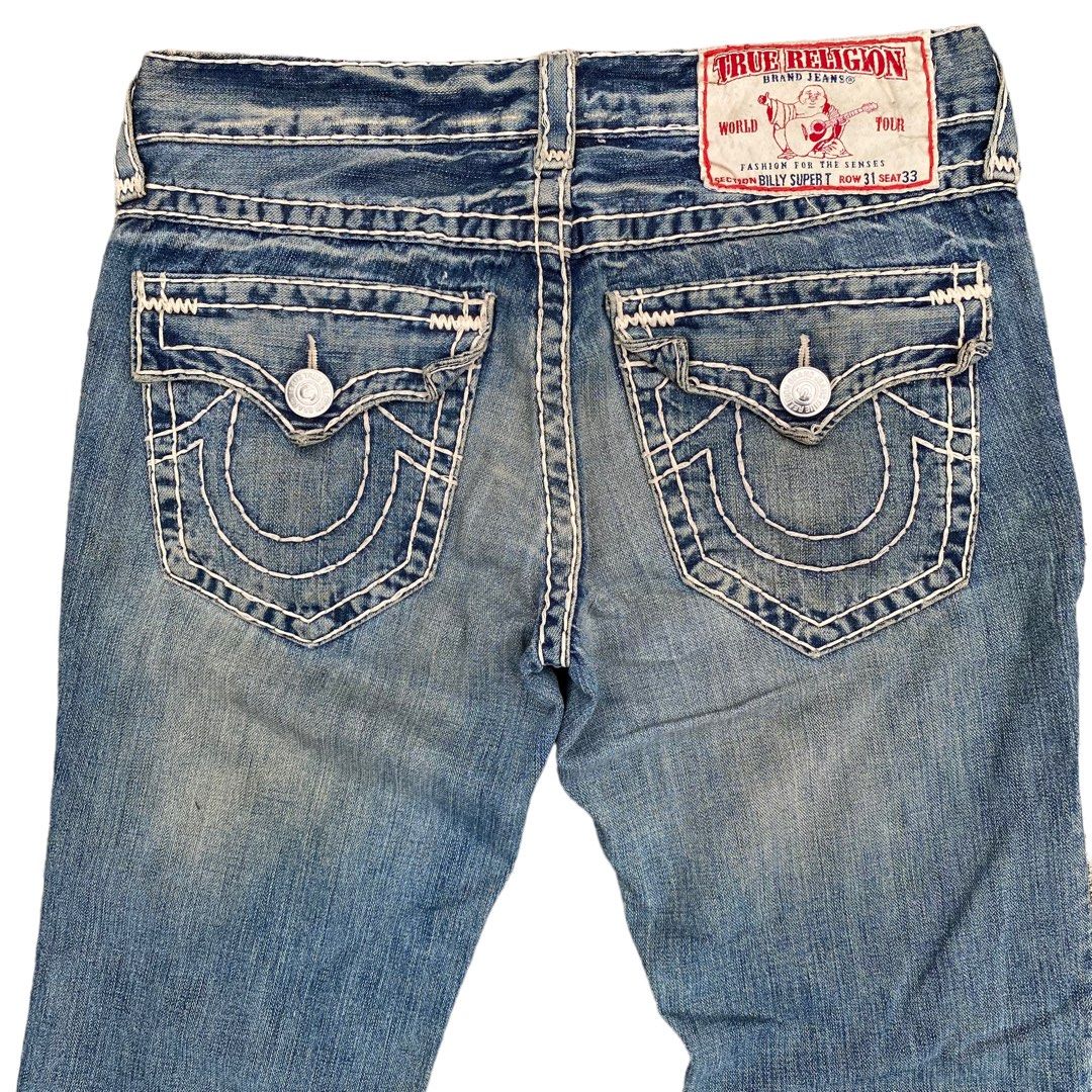 Vintage True Religion Flared Bootcut Denim Men s Fashion Bottoms