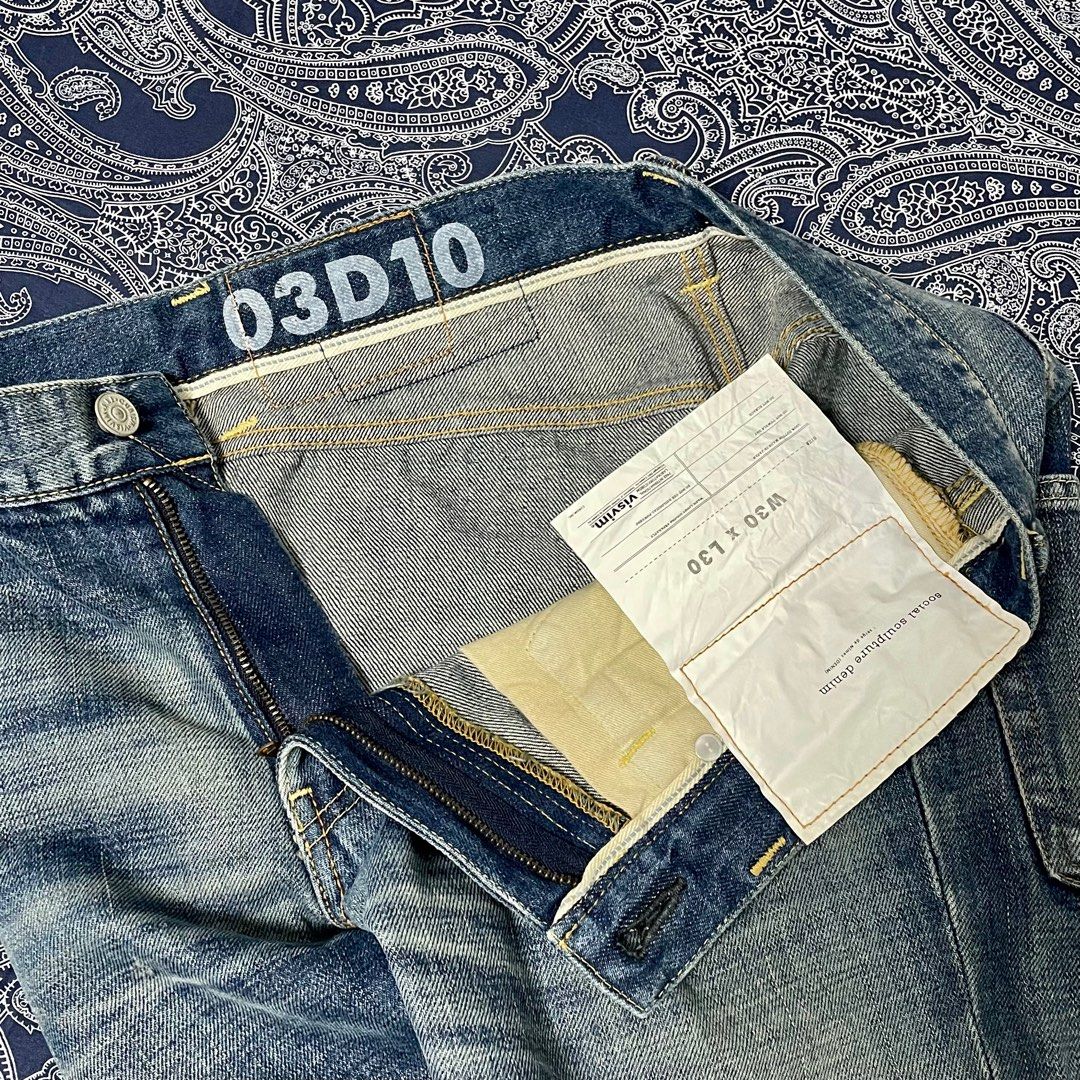 Visvim Social Sculpture Jeans 03 D10 W30 (95新), 男裝, 褲