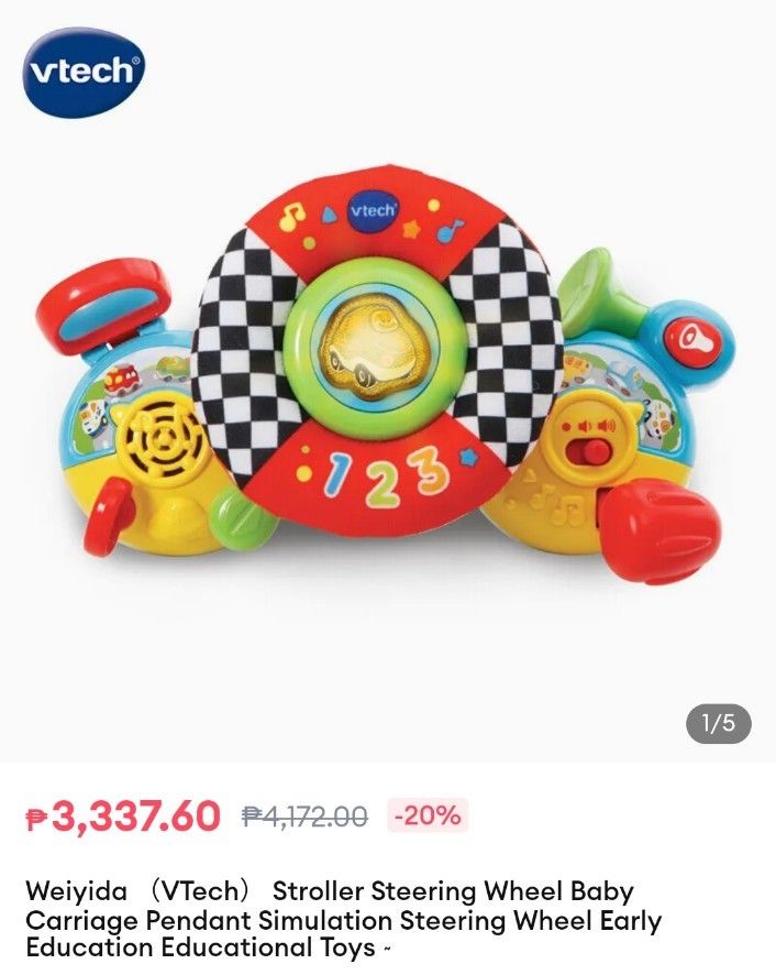 Vtech toot toot Drivers baby drive Babies Kids Infant Playtime on Carousell