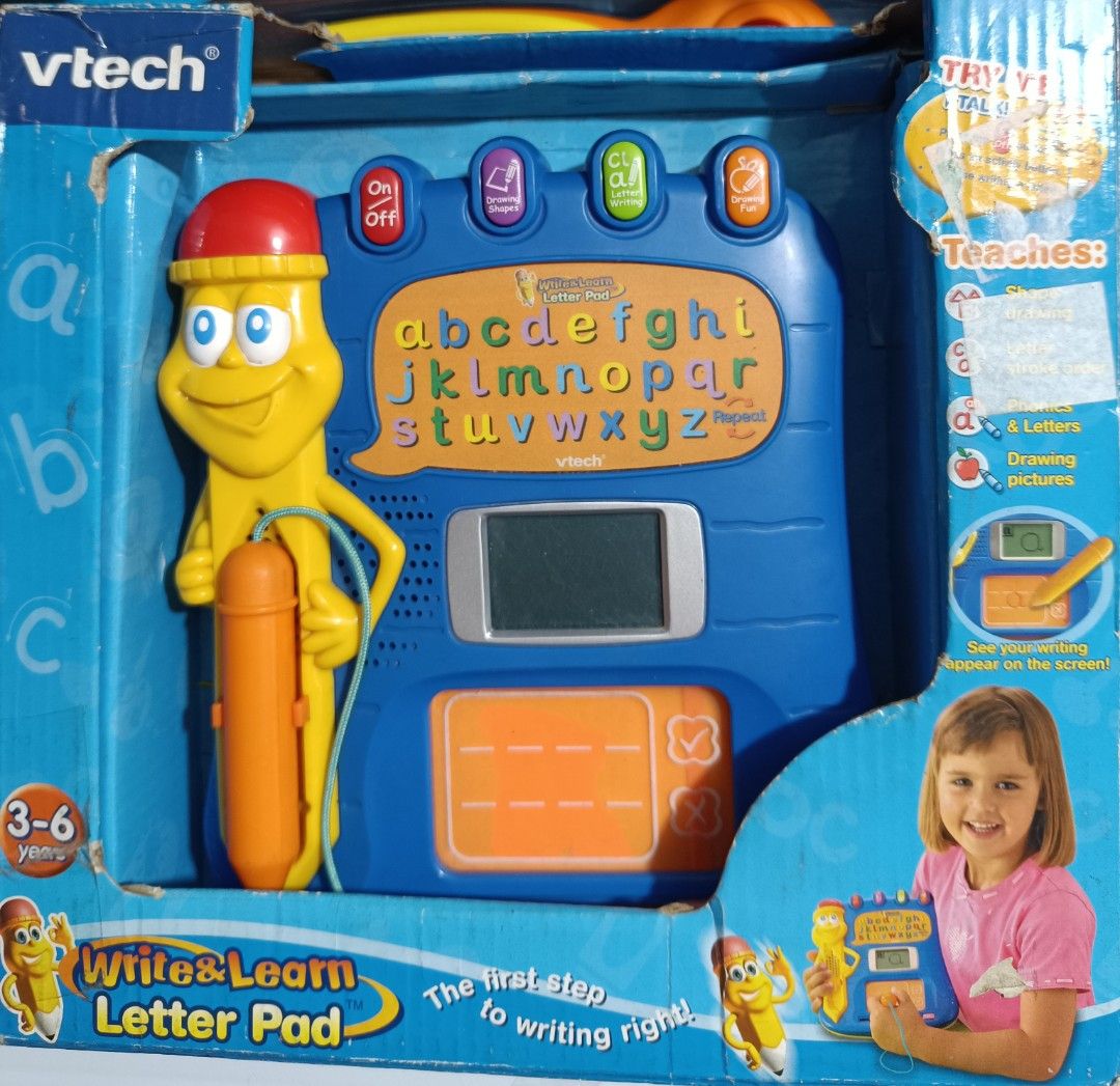 Vtech Write and Learn Letter Pad Hobbies Toys Toys Games on