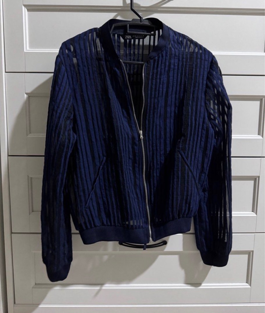 Zara Sheer Jacket Women s Fashion Coats Jackets and Outerwear