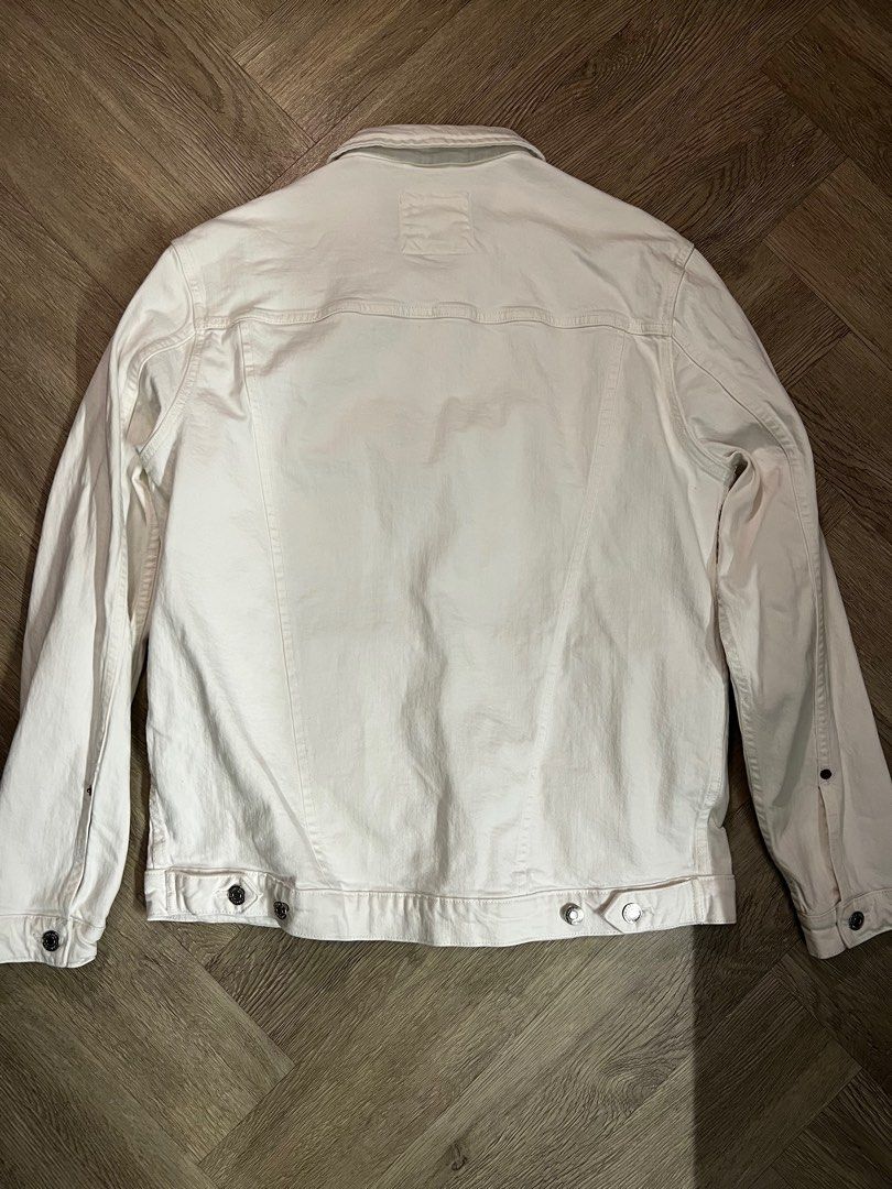 ZARA DENIM JACKET WHITE