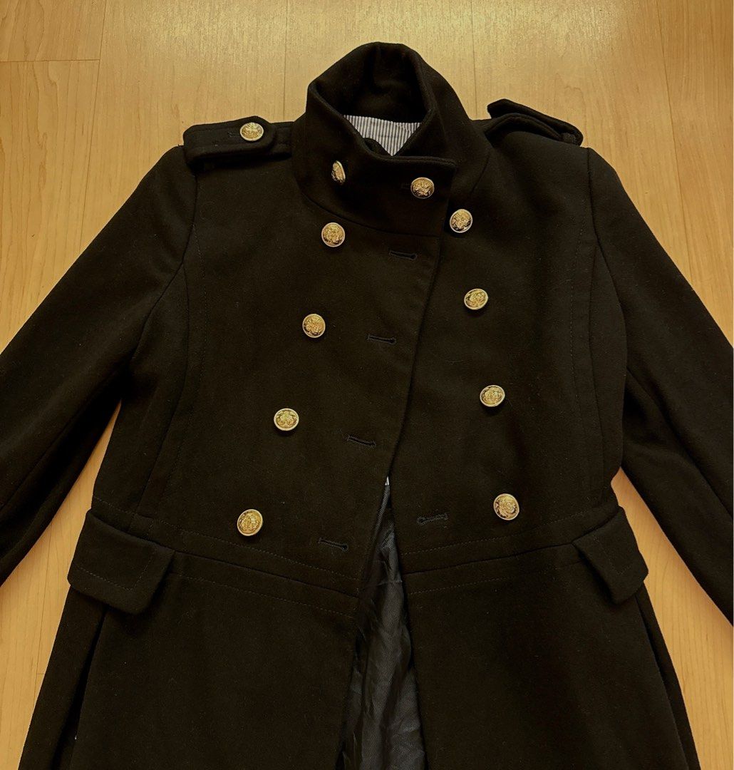 Military coat shop womens zara