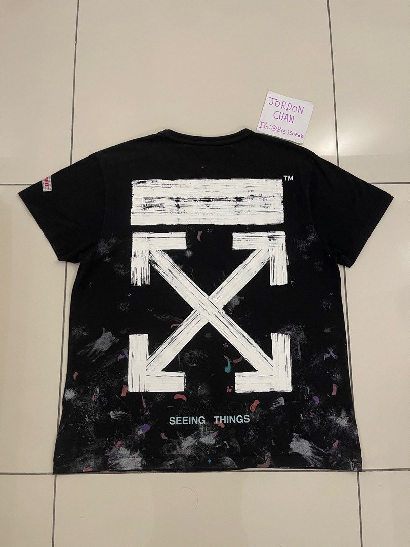 100 Legit Off White Galaxy Brushed Tee