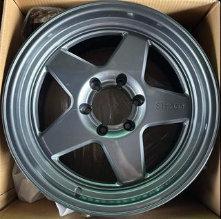 18” SE02 Grey Offset 0 Mags 6Holes pcd 139 Bnew