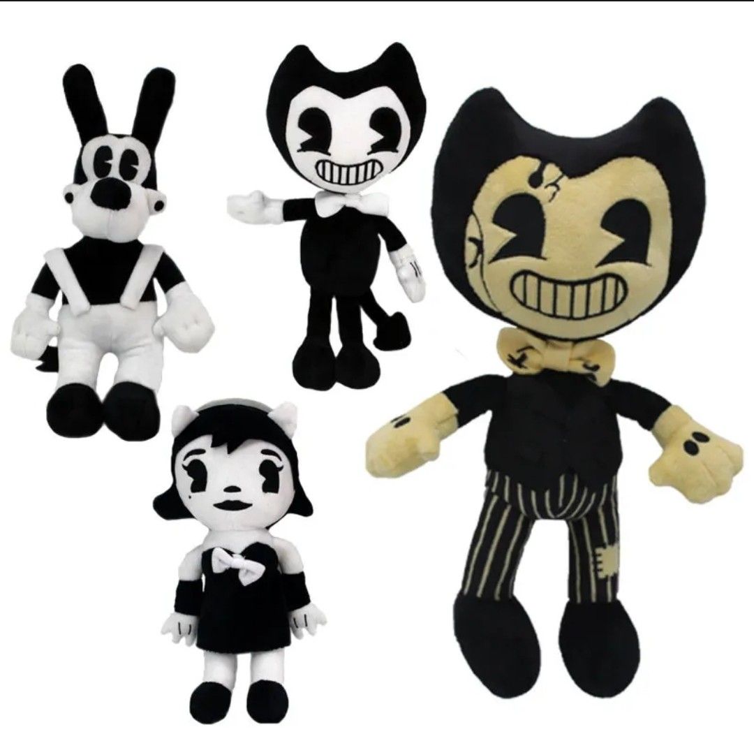 1pcs 30cm Bendy Plush Toys Game Bendy And The Ink Machine Bendy & Boris &  Alice Angel Plush Stuffed Toys Gift For Children, Hobbies & Toys, Toys &  Games on Carousell