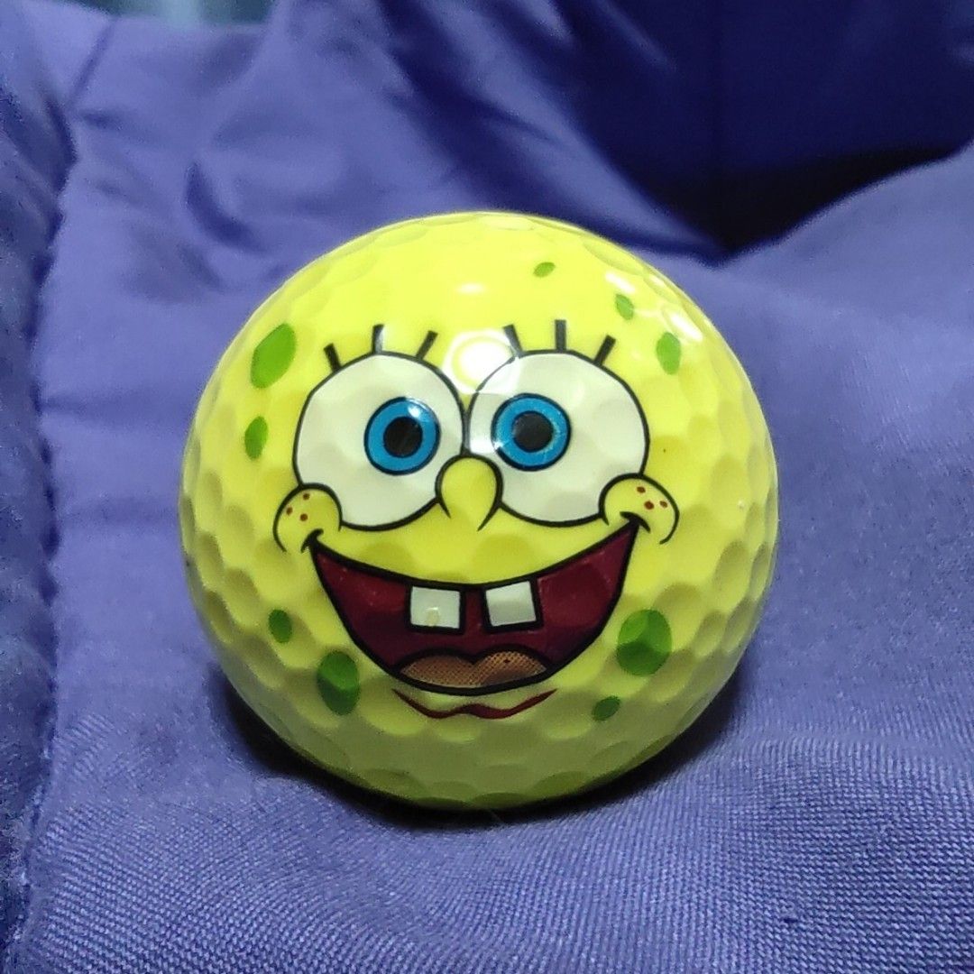 2002 SpongeBob SquarePants Golf Ball, Hobbies & Toys, Memorabilia