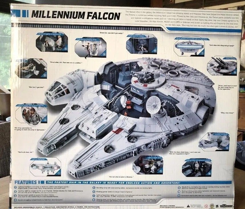 2008 Hasbro The Legacy Collection Star Wars Millennium Falcon