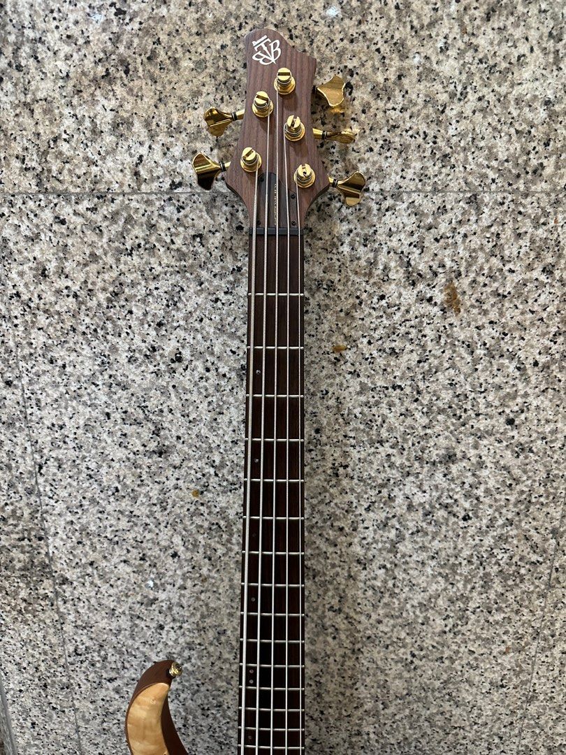 2012 Ibanez BTB 1605 NTF Premium 5 String Electric Bass Guitar