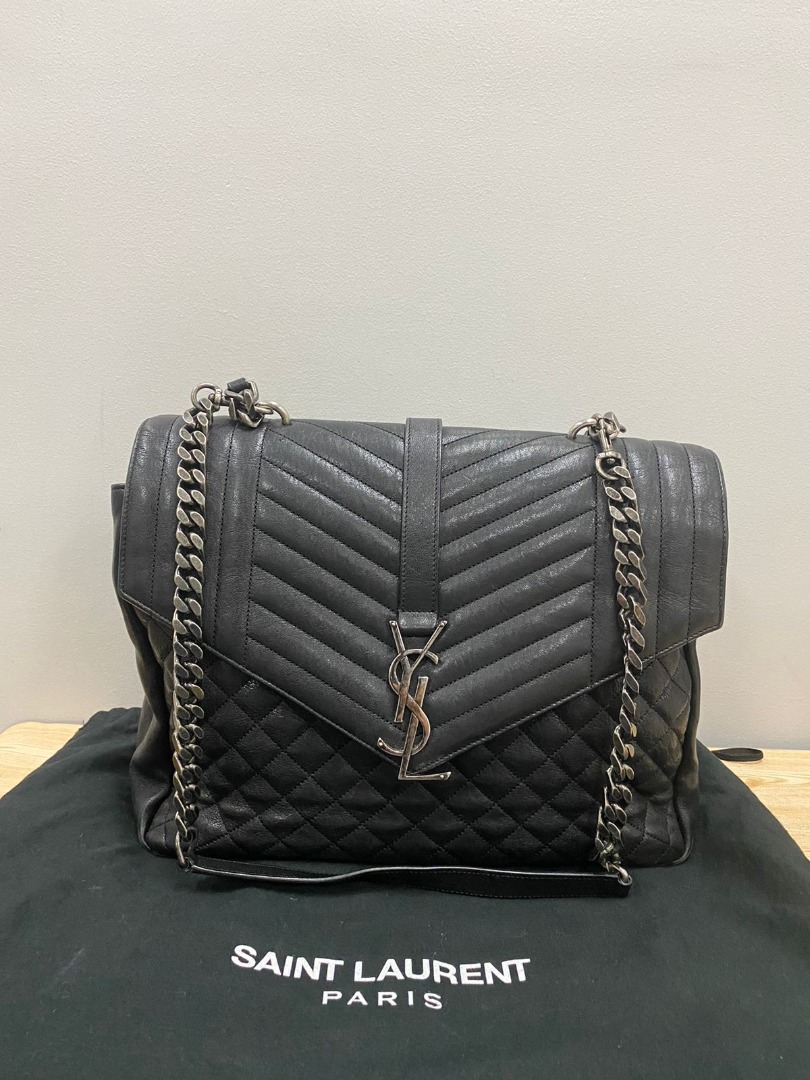 Ysl double sales chain bag