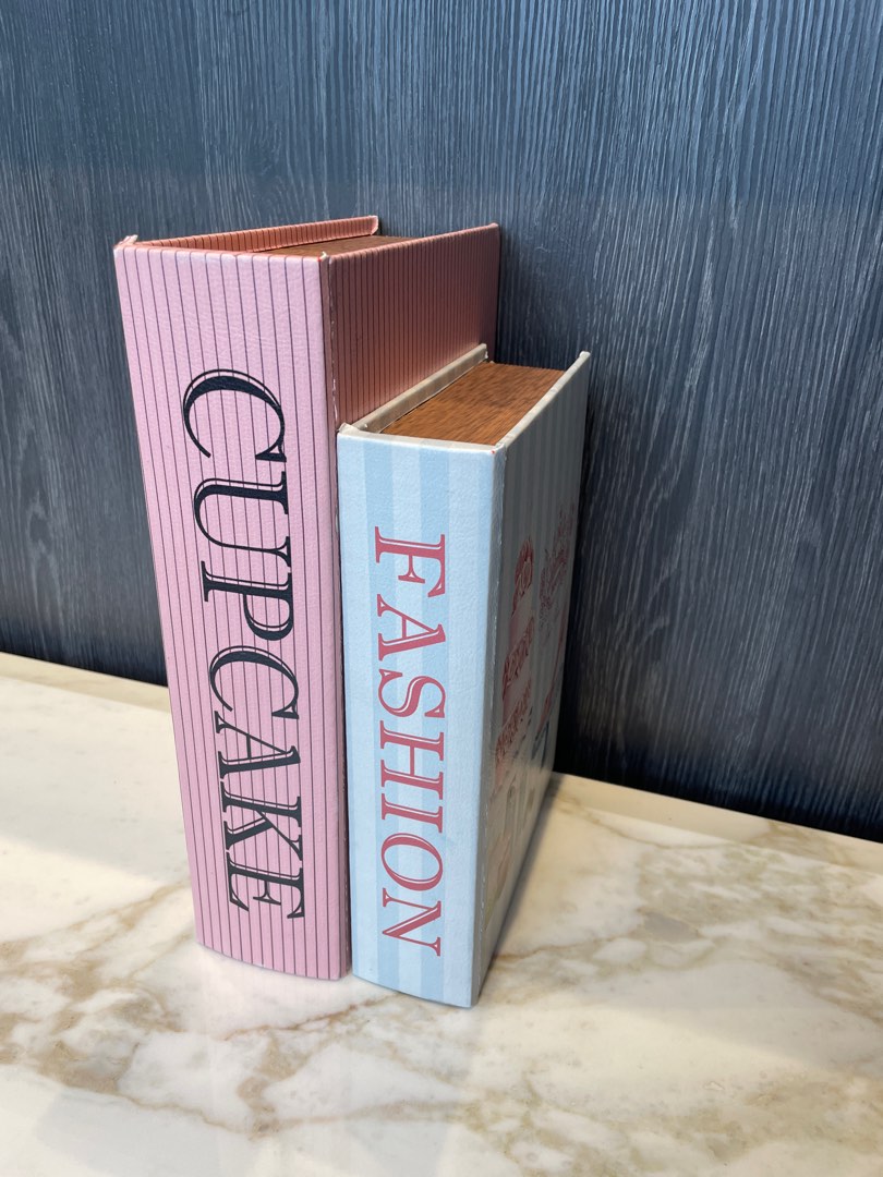 2 x book boxes for storage, Furniture & Home Living, Home Improvement