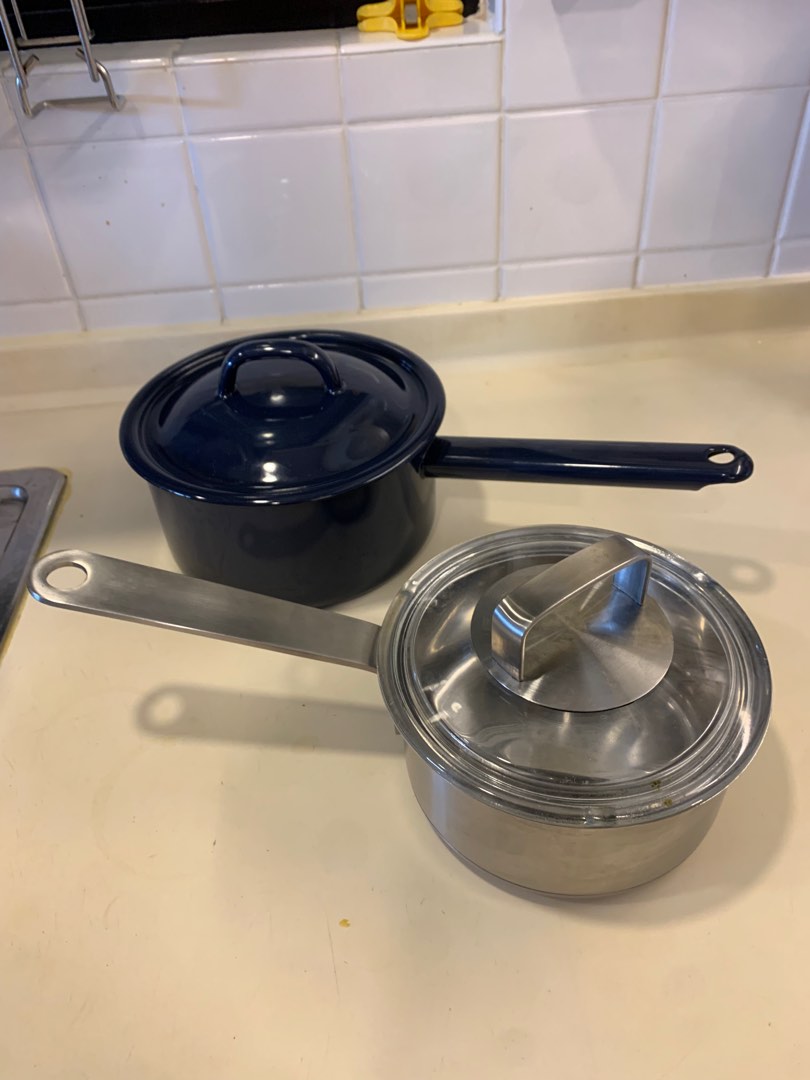 2 x stainless pot IKEA (Induction /Gaz /electric), Furniture & Home