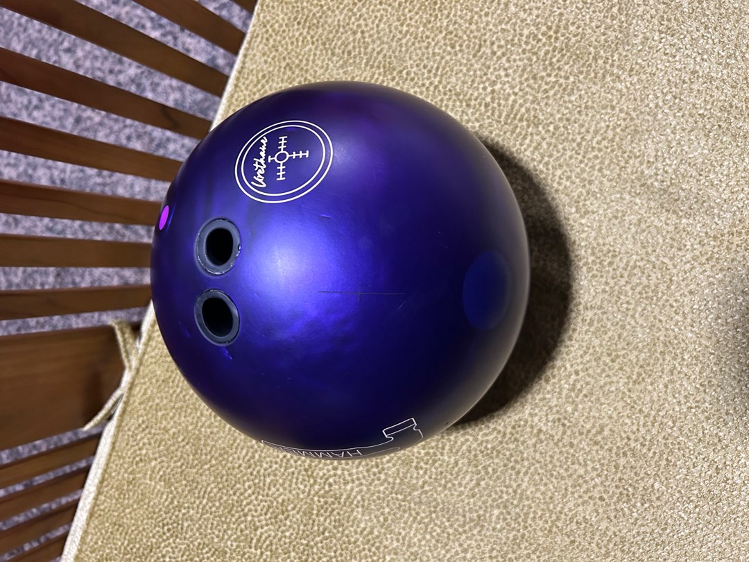 2H 14 Lbs Purple Hammer Bowling Ball, Sports Equipment, Sports & Games