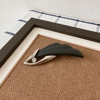 日本飾品 黑羽毛