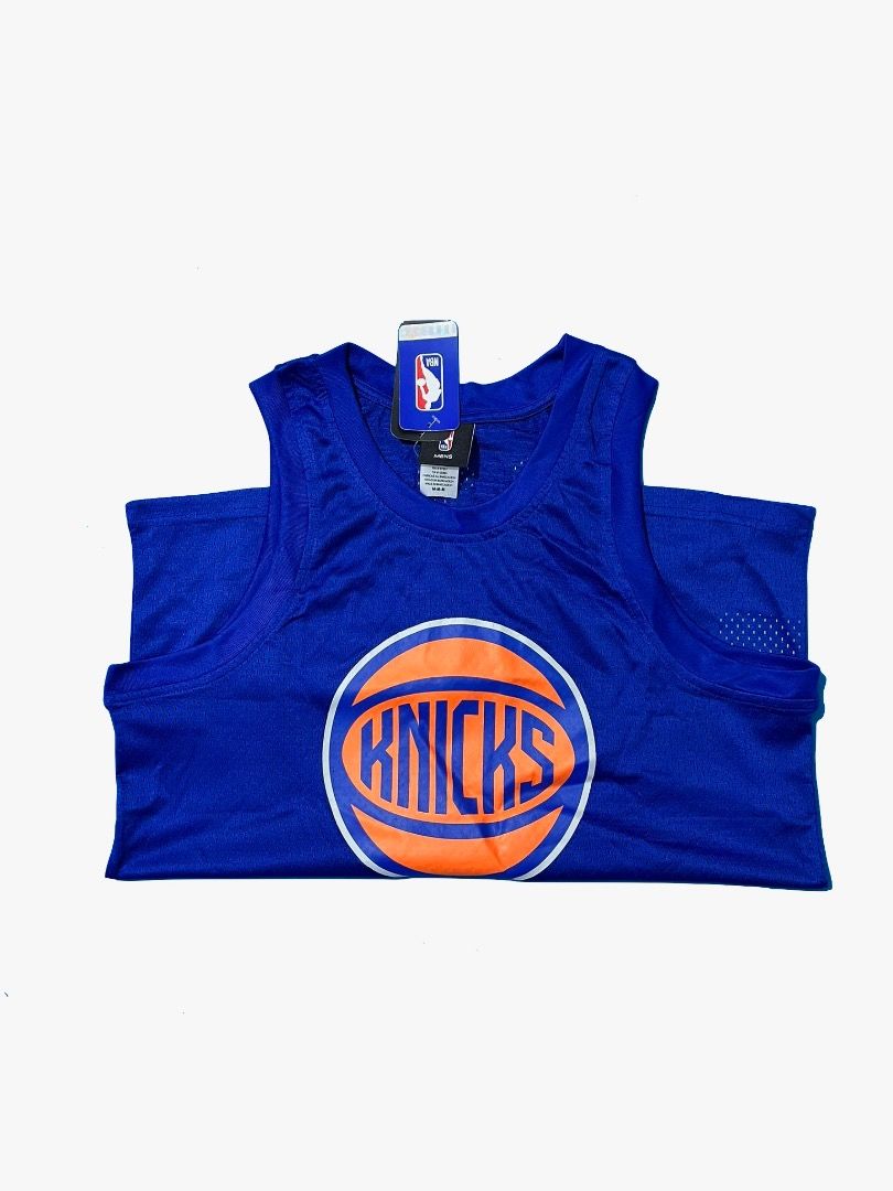 💯 Authentic 🇬🇧NBA Mesh Blue Jersey Sn09 Knicks Medium (Category: Vests) located in Manila. Submitted by homeanddecorph (Listing ID 1266620562, Image 2). Description: Imported from the UK, this 100% Authentic NBA Mesh Blue Jersey Sn09 Knicks Medium is perfect for male basketball players who want to look stylish on the court. Sleeveless Design: This jersey has a sleeveless design that allows for freedom of movement and maximum comfort during int