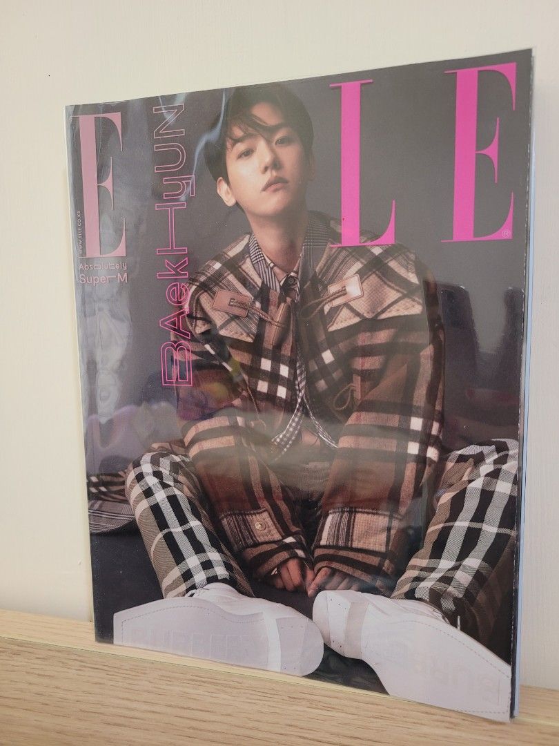 baekhyun elle photoshoot