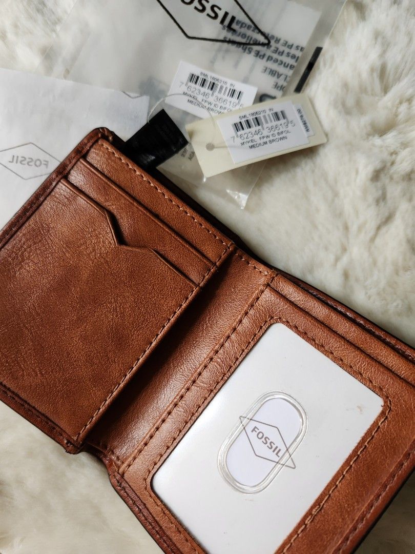 Fossil top wallet men