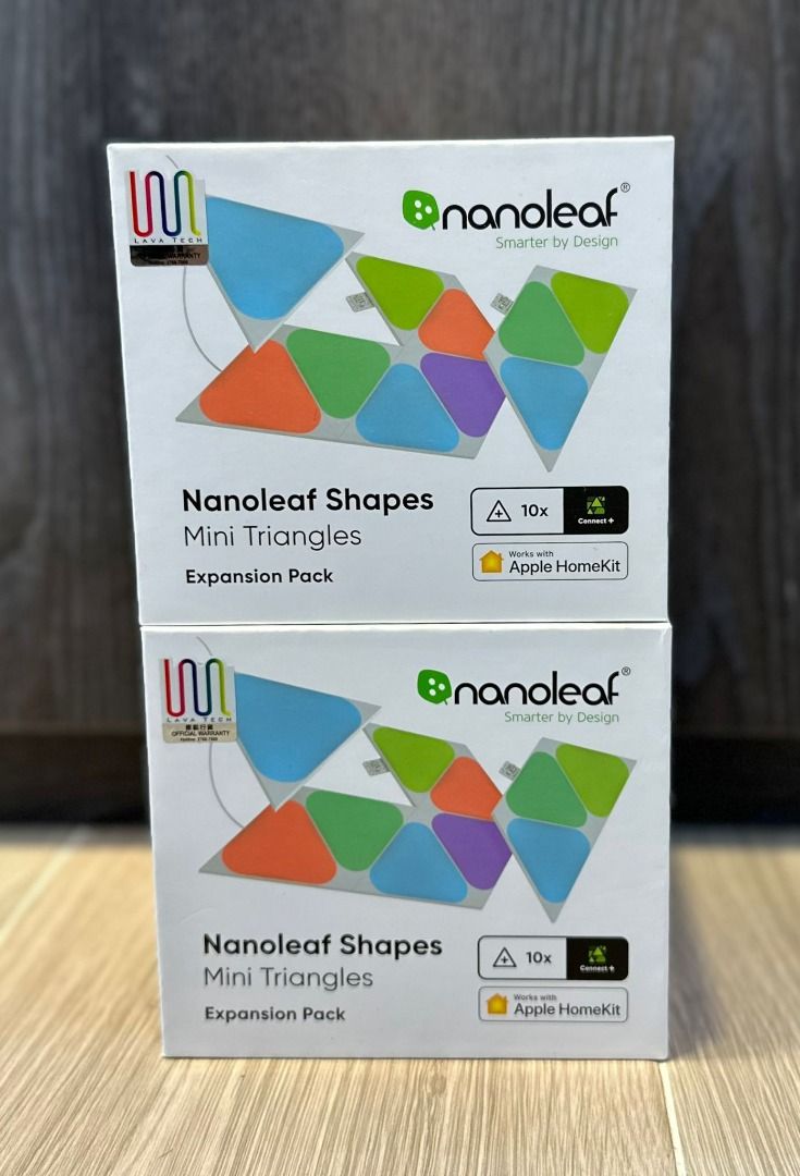 🎃萬聖節最抵🎃 NANOLEAF Shapes Mini Triangle 擴展套裝(10件裝) 智能