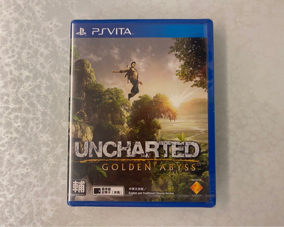 全新未開封Psv PSVita ps Vita UNCHARTED (中英文合版）, 電子遊戲