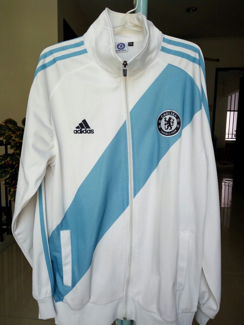 Adidas Chelsea FC Tracktop Lokal, Olah Raga, Baju Olahraga di