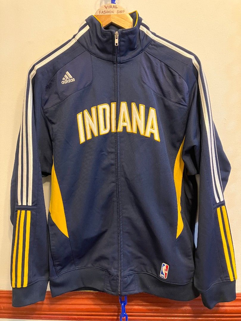 Adidas NBA Indiana pacers Warmer Jacket Men s Fashion Coats Jackets and Outerwear on Carousell
