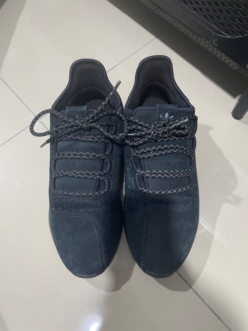 Adidas tubular shadow black leather 2025