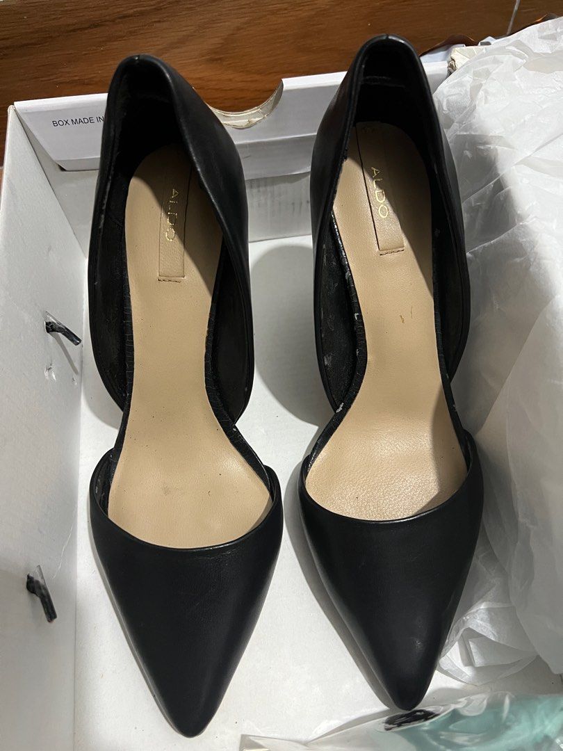 ALDO Black Pump Heels Women s Fashion Footwear Heels on Carousell