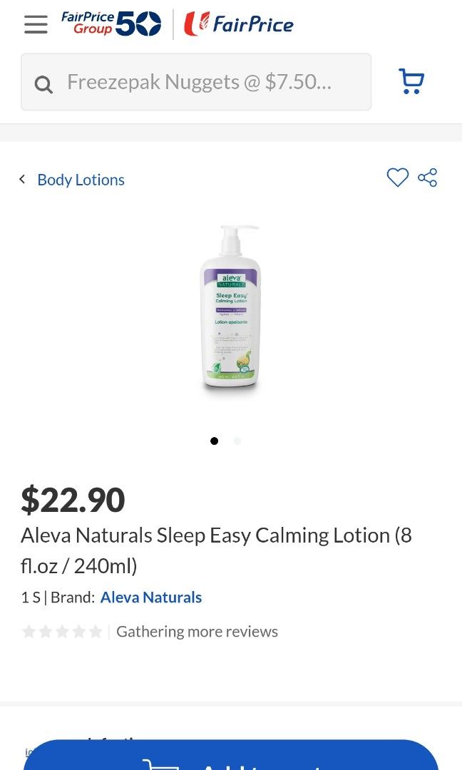 Aleva naturals sleep easy calming baby lotion! Organic olive oil