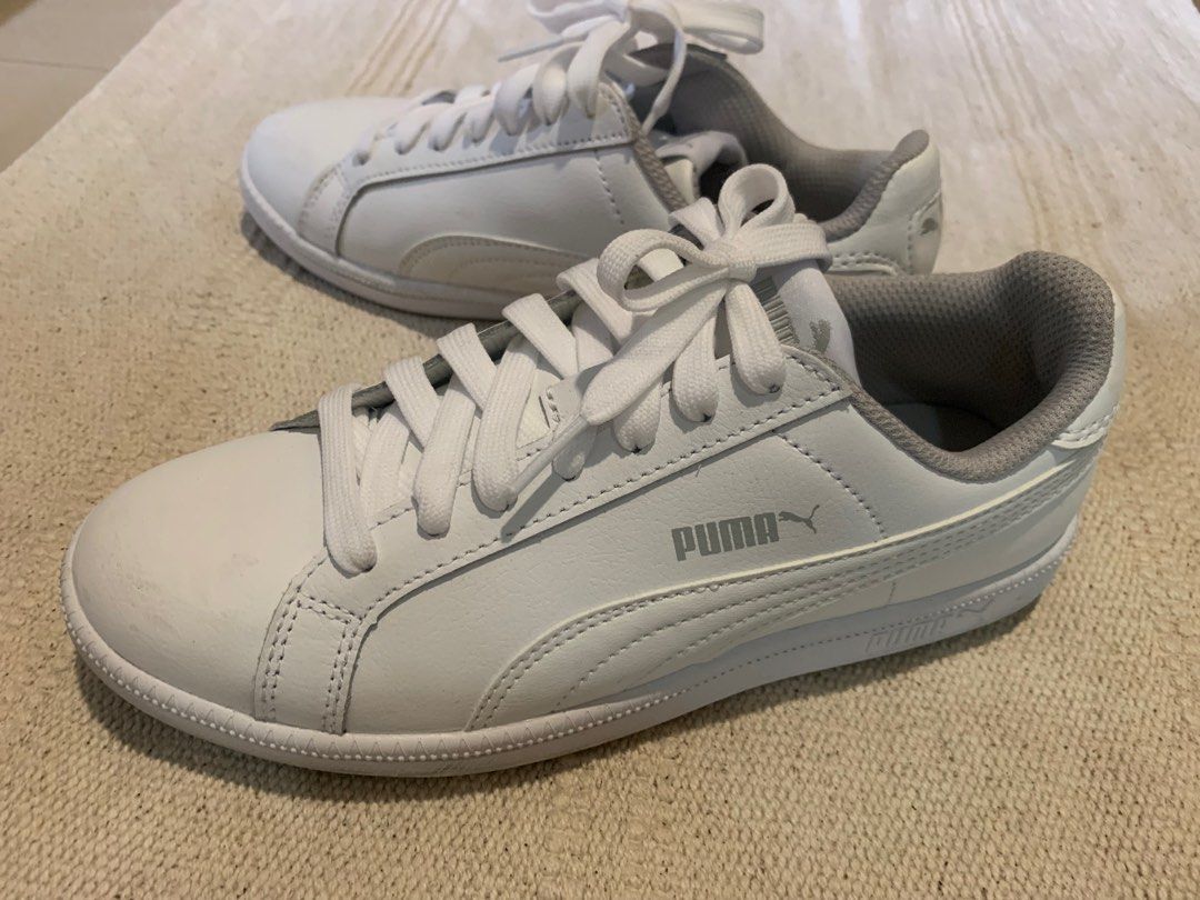 Almost New White Puma Trainers Luxury Sneakers Footwear on