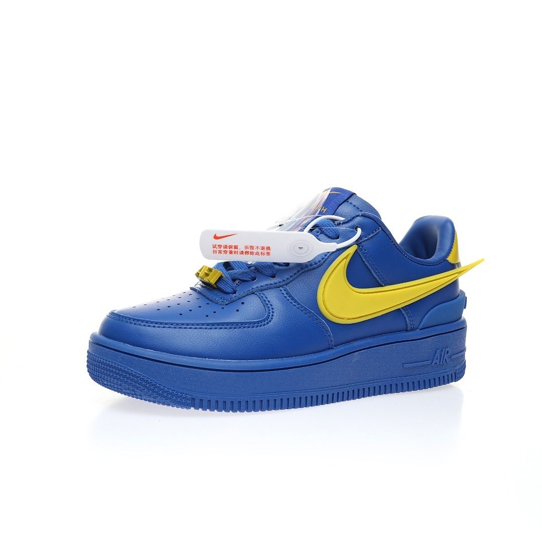 Royal blue and yellow air force ones sale