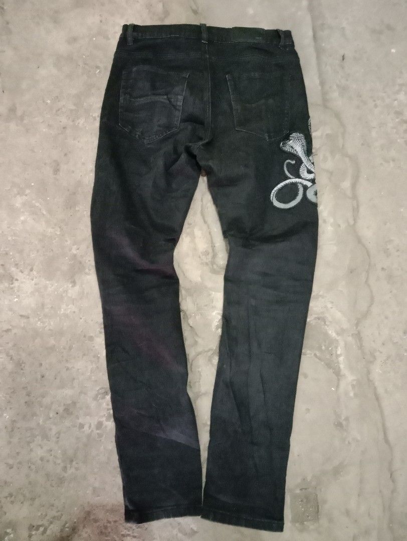 Amiri art patch snake jeans discount