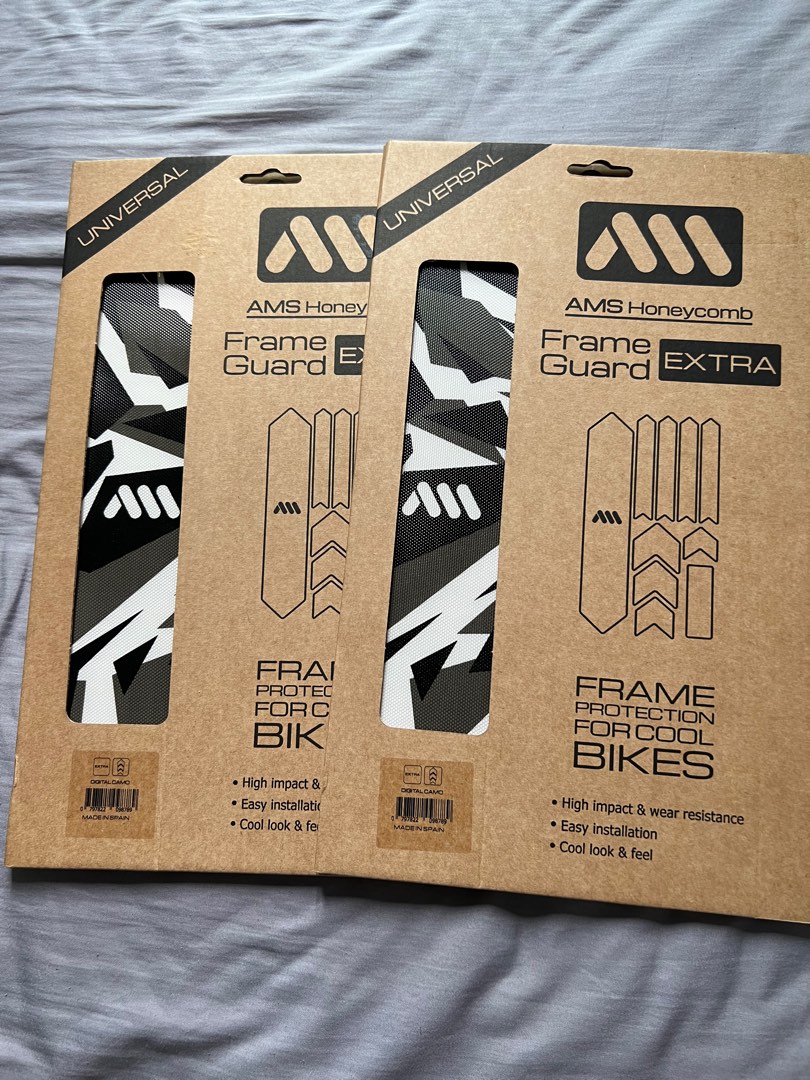 AMS EXTRA FRAME GUARD CAMO MTB protection, Sports Equipment