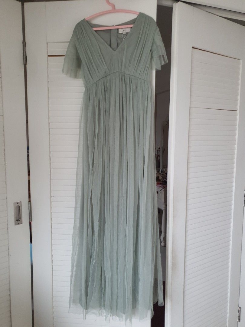 Anaya With Love Maternity Bridesmaid Tulle Cap Sleeve Maxi Dress (Sage), Women's Fashion, Maternity wear on Carousell Anaya With Love Maternity Bridesmaid Tulle Cap Sleeve Maxi Dress (Sage), Women's Fashion, Maternity wear on Carousell
