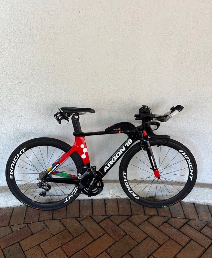 Argon E118 DI2 rim brake TT bike