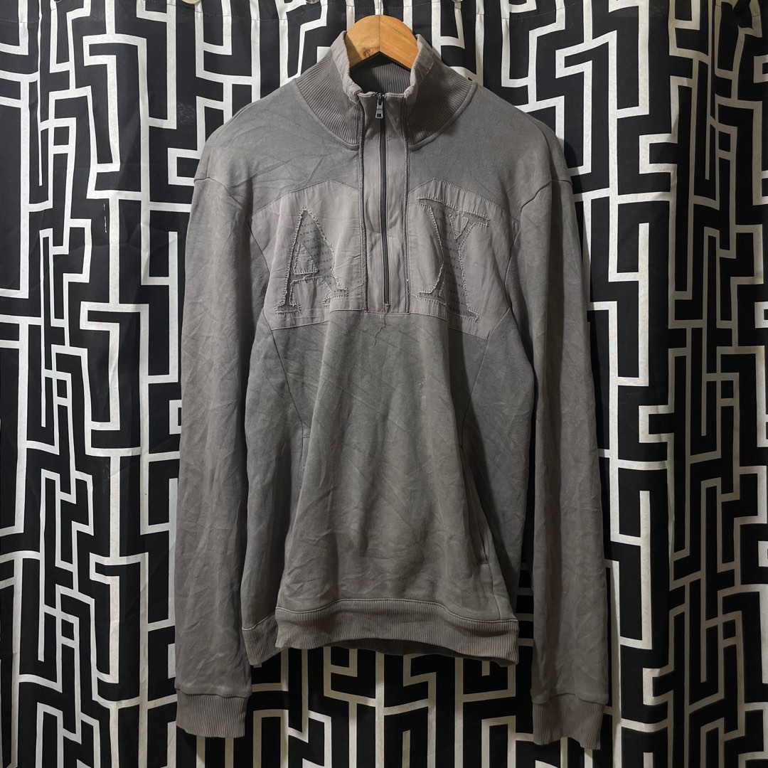 Armani Exchange Quarter Zip , Men's Fashion, Coats, Jackets and