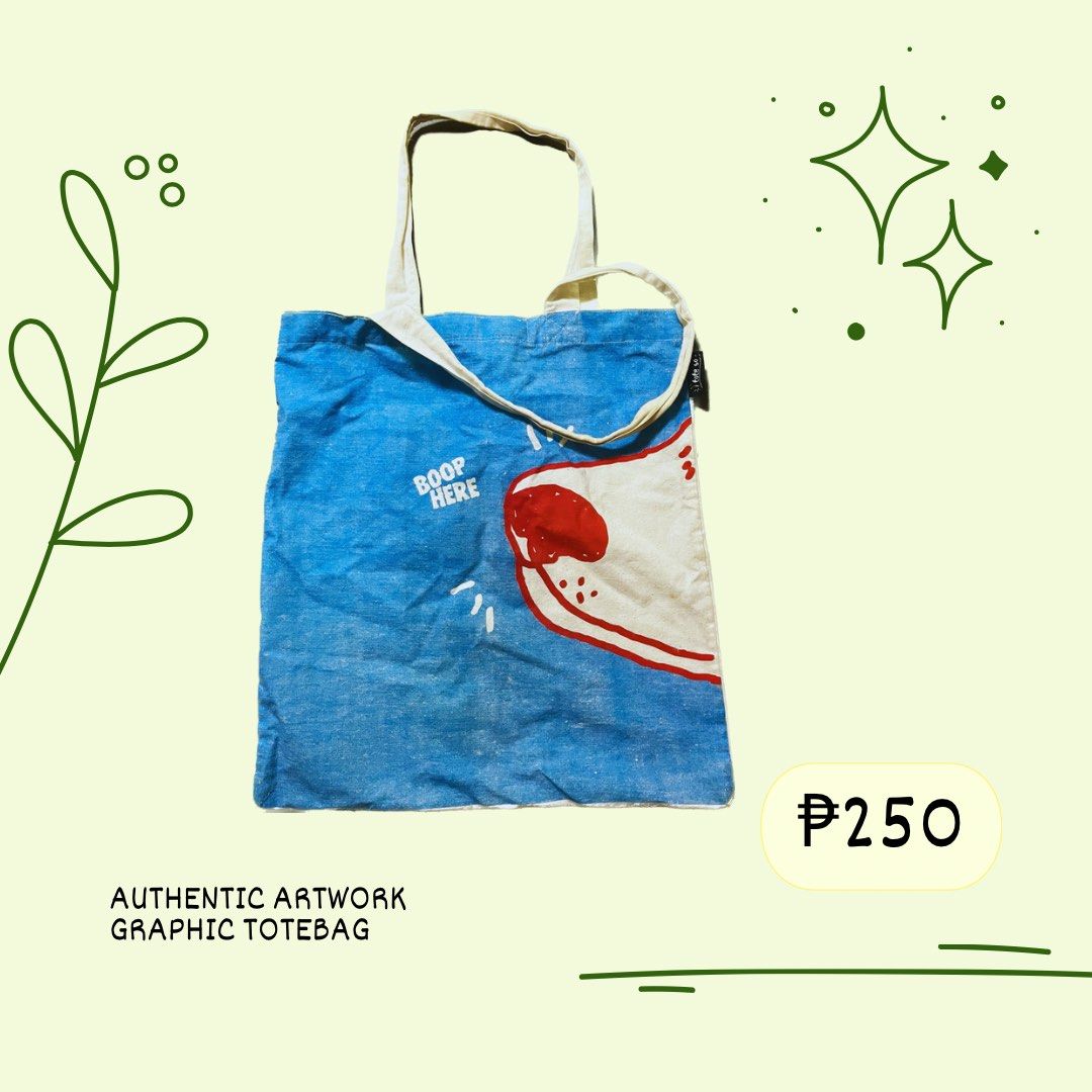 Artwork Graphic Totebag (Category: Tote Bags) located in Las Pinas. Submitted by ellearie (Listing ID 1266603285, Image 1). Description: .
