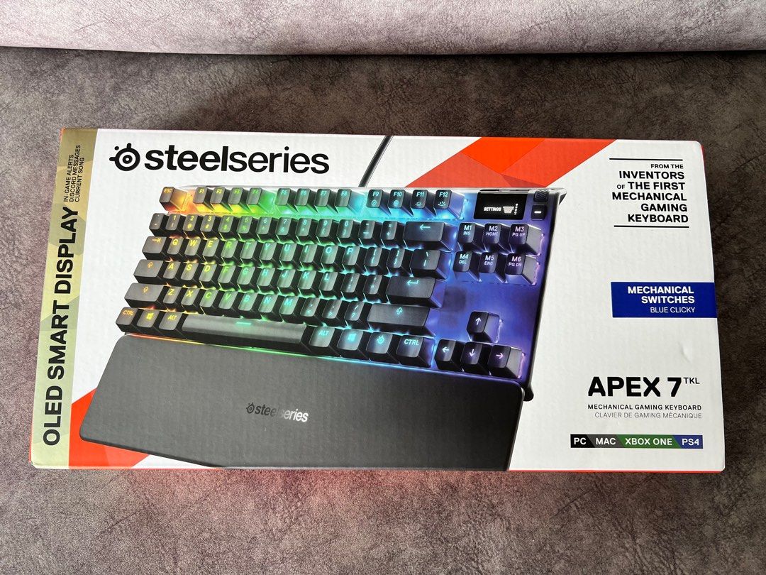 As new Steelseries Apex7 TKL Mechanical Keyboard Computers Tech