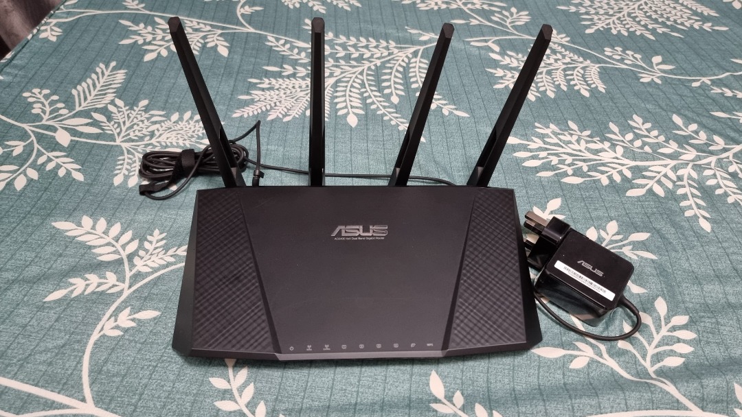 ASUS RT-AC87U AC2400 Dual Band Gigabit WiFi Router, Computers & Tech ...