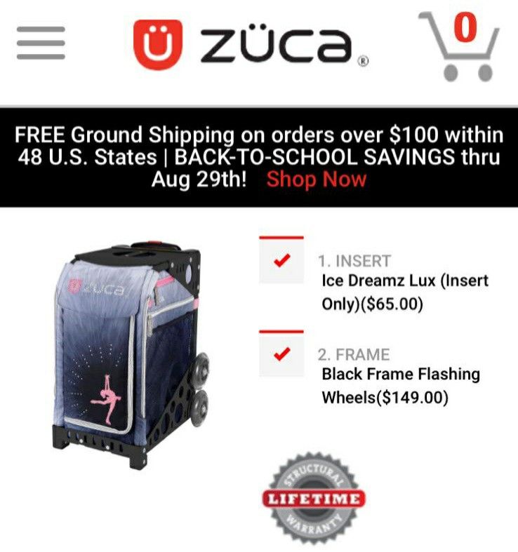 Zuca bag seat best sale cover
