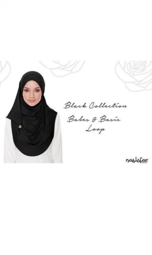 Babes basic double loop (Category: Hijabs) located in Singapore. Submitted by mommy_lea (Listing ID 1266472595, Image 2). Description: Black no stock..