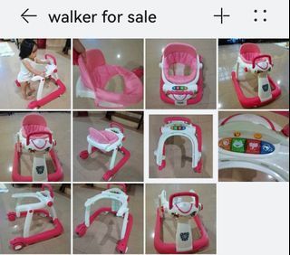 Baby Walker Foldable 2in1 - Space Saver
