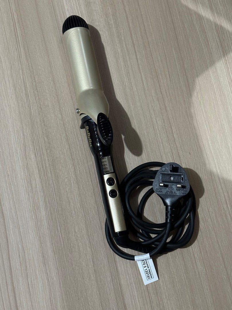 BabyLiss Curling Iron Volume Waves catokan Curly rambut keriting