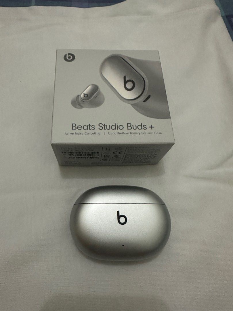 Beats Studio Buds +  True Wireless Earbuds, Noise Cancelling - Cosmic  Silver