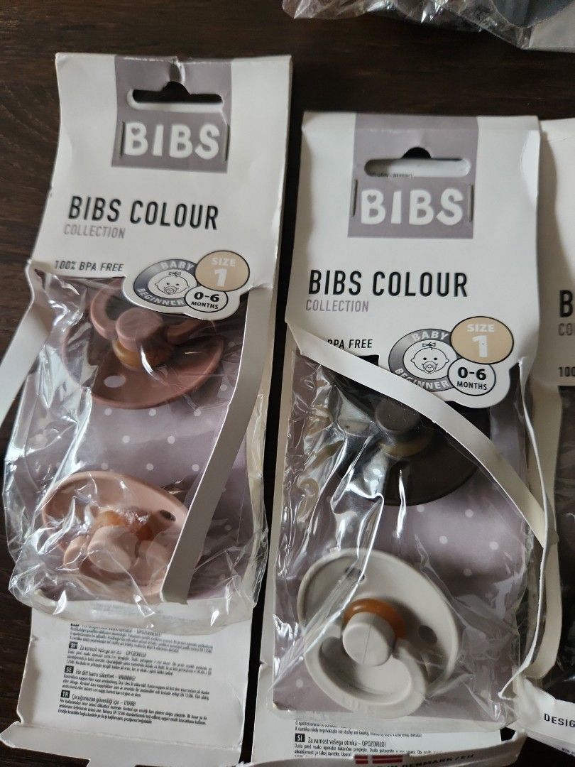 BIBS BRANDED PACIFIER ROUND NIPPLE left 10pcs