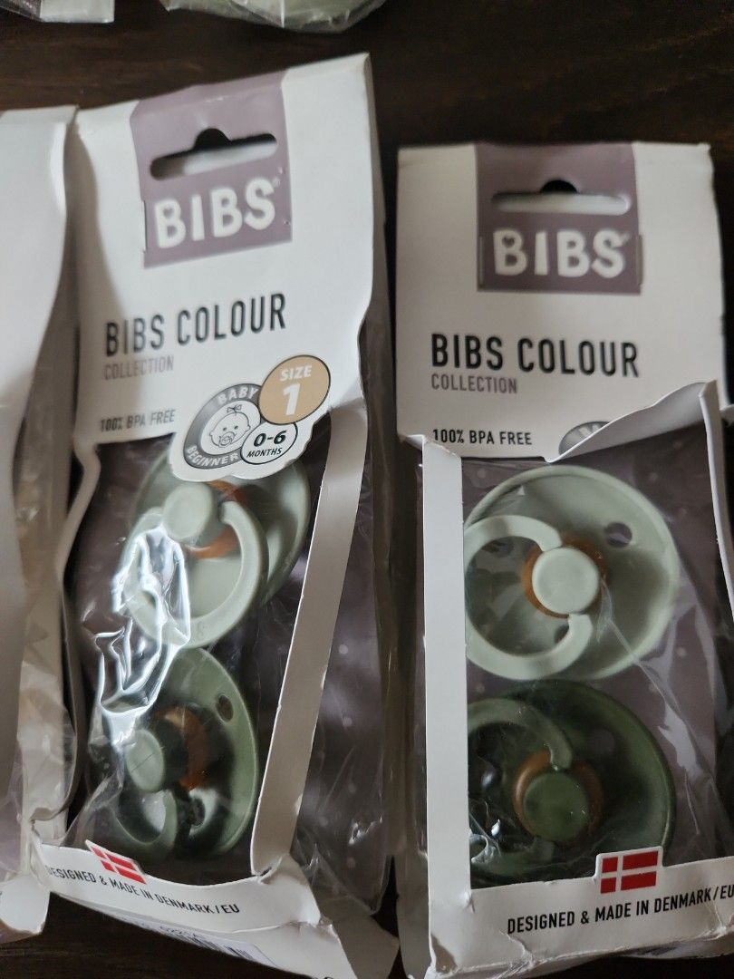 BIBS BRANDED PACIFIER ROUND NIPPLE left 10pcs