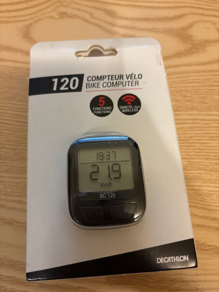 Bike Computer BC120 Wireless, Sports Equipment, Bicycles & Parts, Parts ...