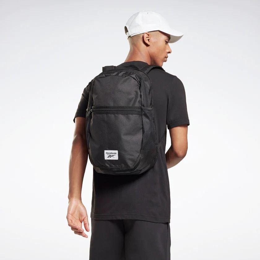 Black Backpack | Reebok Black Workout Ready Active Backpack, Men's ...