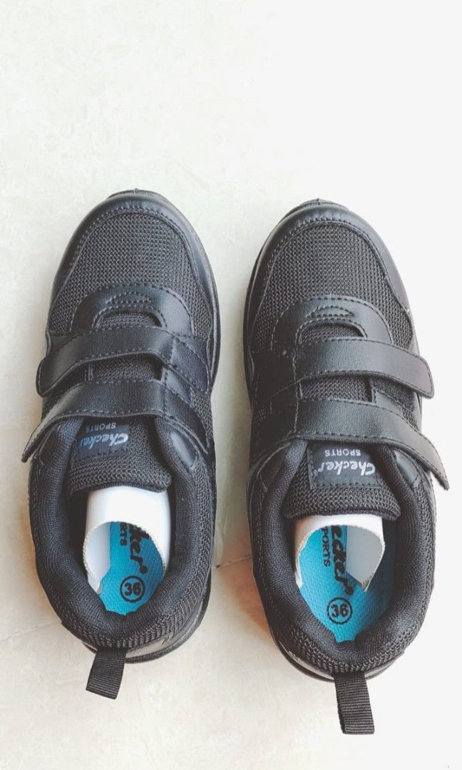 Black Sneaker Canvas Shoes for Lady Luxury Sneakers Footwear