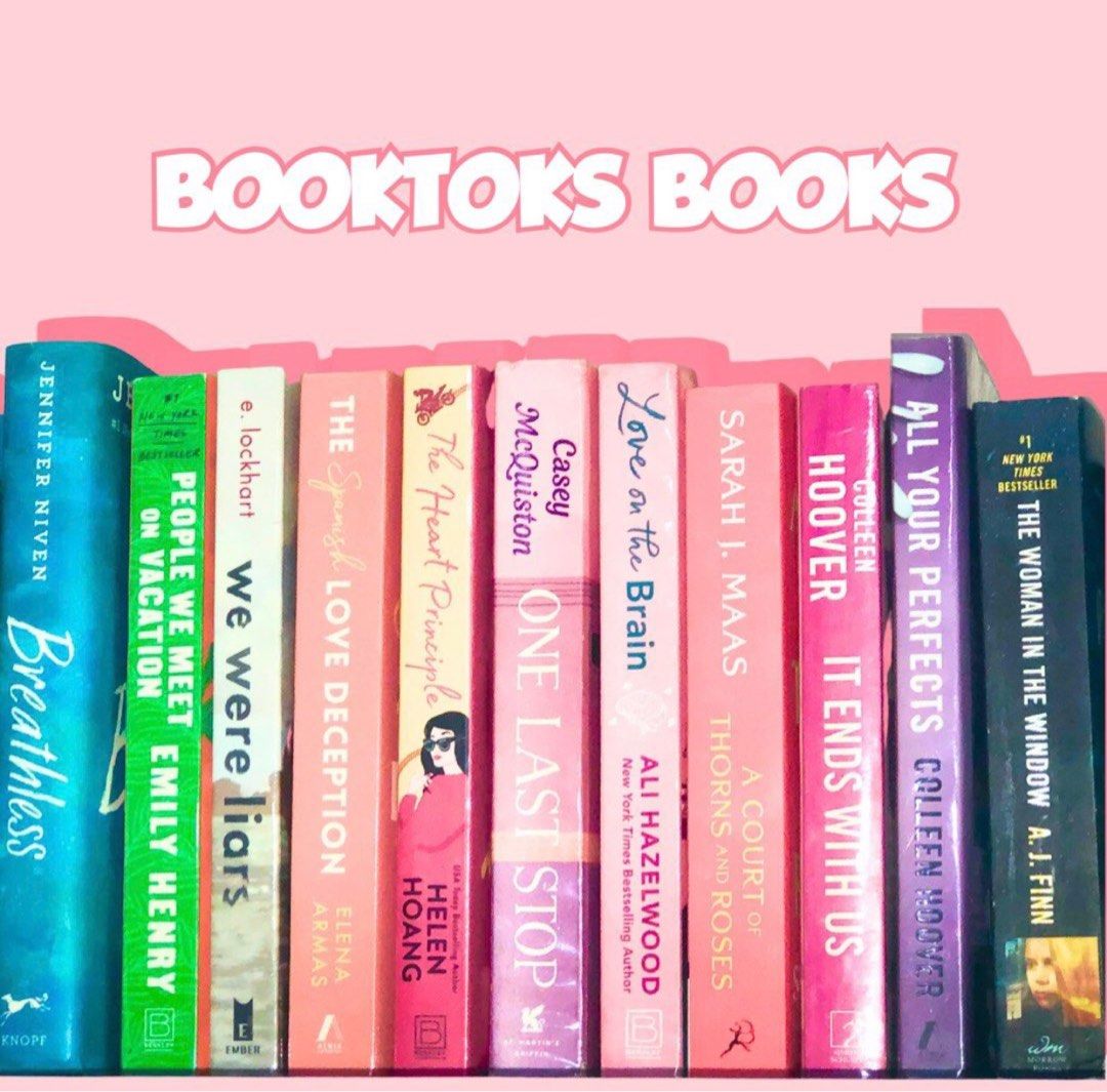 Booktok Books/Romance Books, Hobbies & Toys, Books & Magazines, Fiction &  Non-Fiction on Carousell